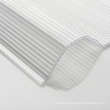 No Limitation Length Skylight Corrugated Hollow Polycarboonate Sheet
